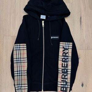 Burberry hoodie with zipper